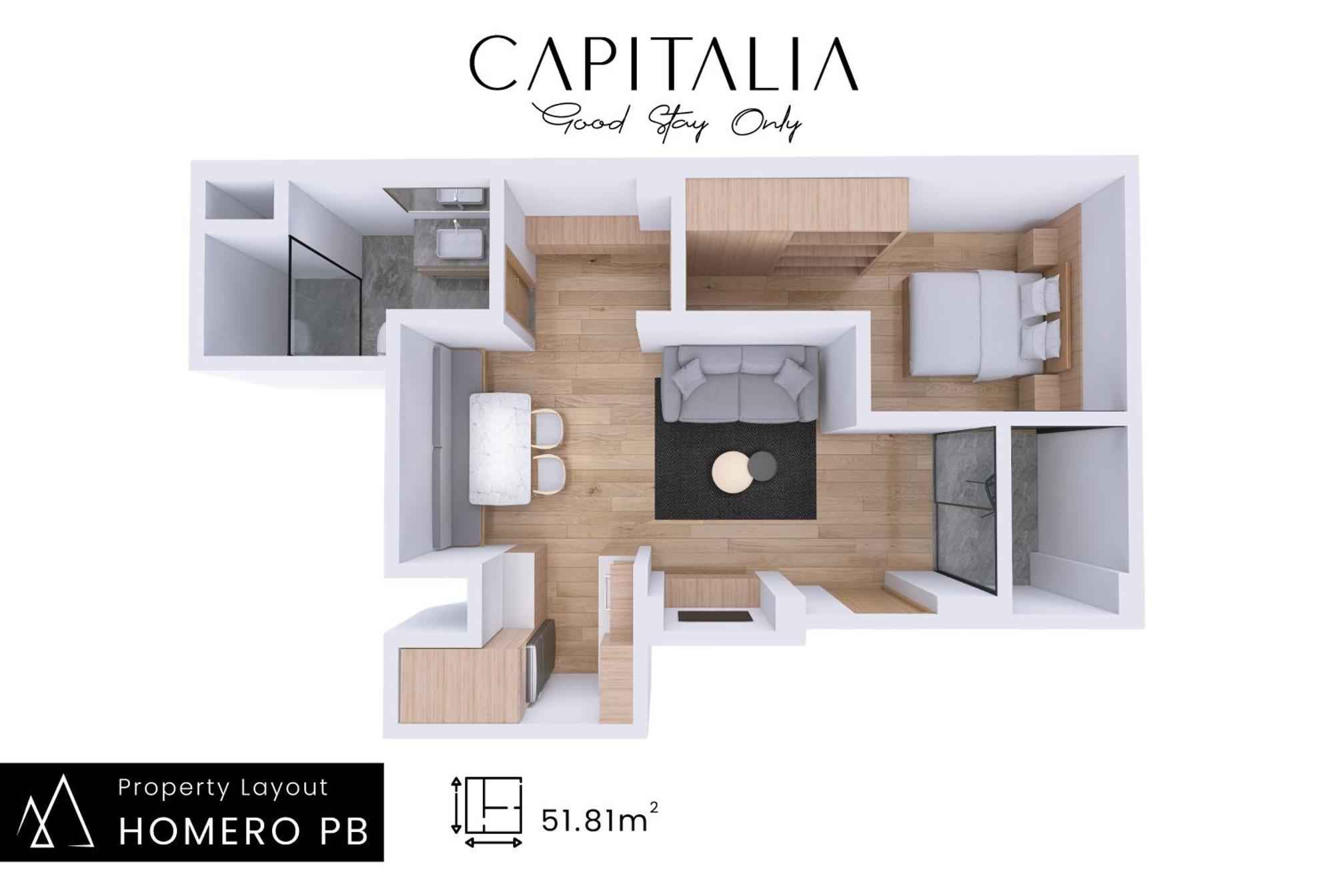 Capitalia - Luxury Apartments - Homero Mexiko-Stadt Zimmer foto