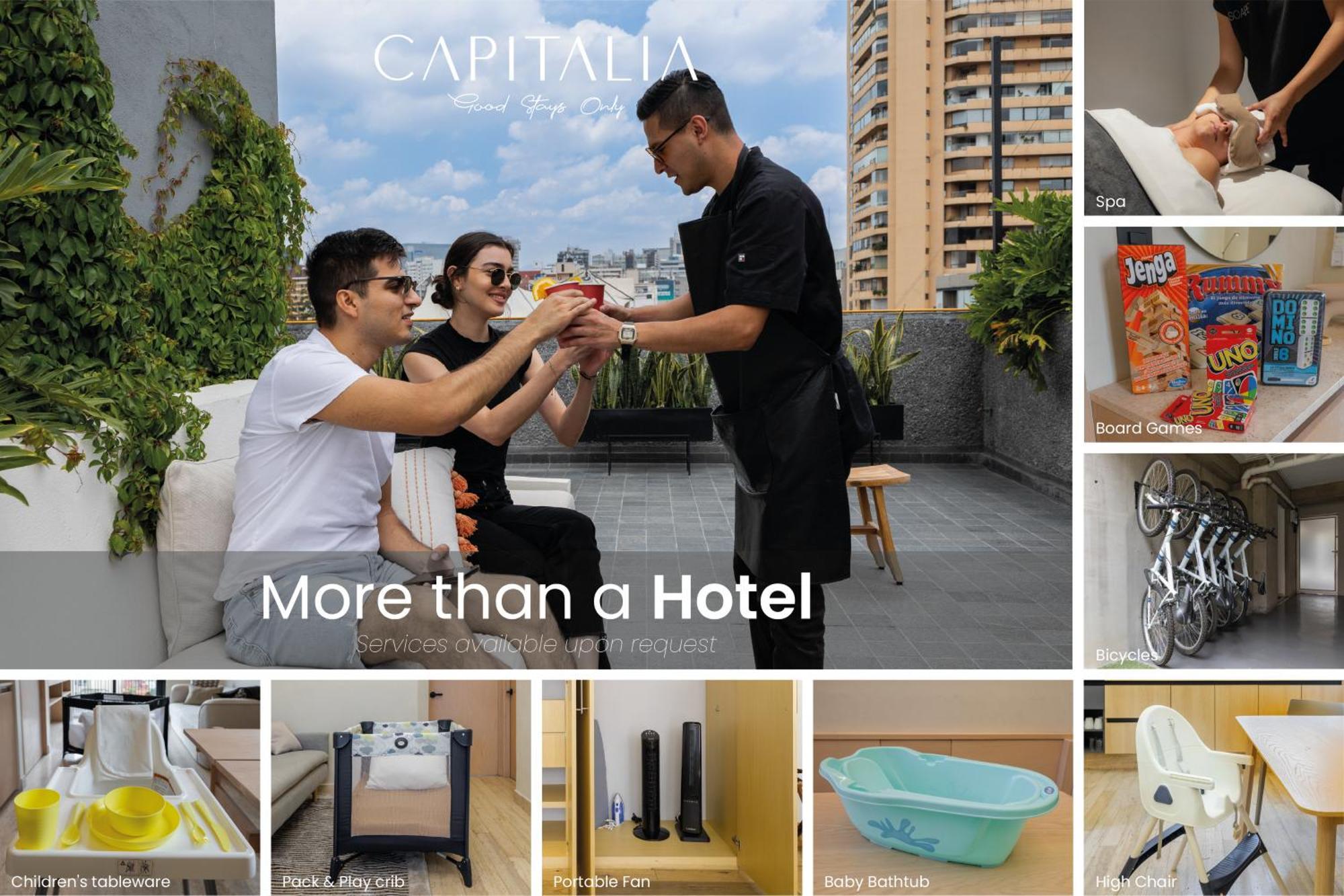 Capitalia - Luxury Apartments - Homero Mexiko-Stadt Zimmer foto