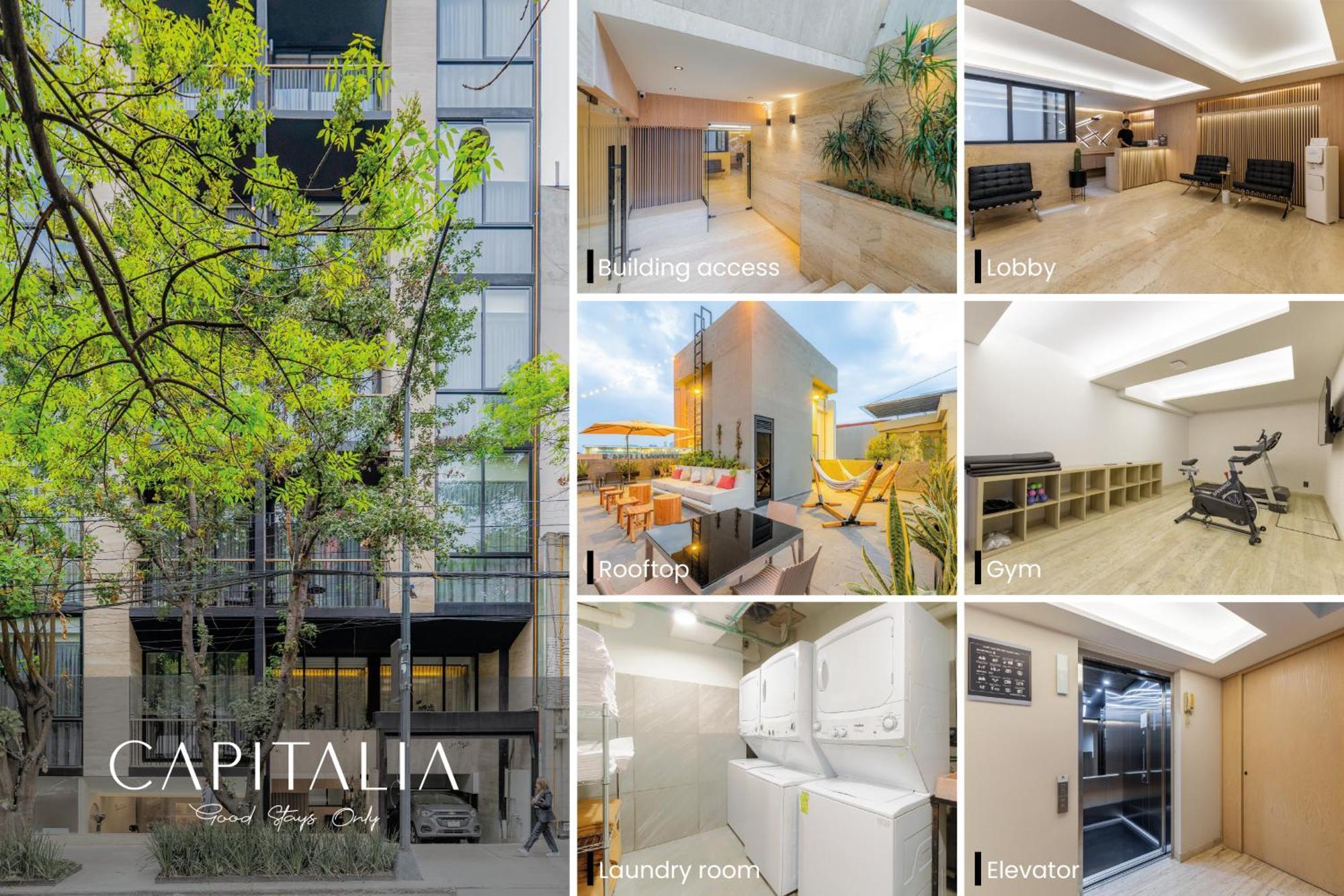 Capitalia - Luxury Apartments - Homero Mexiko-Stadt Exterior foto